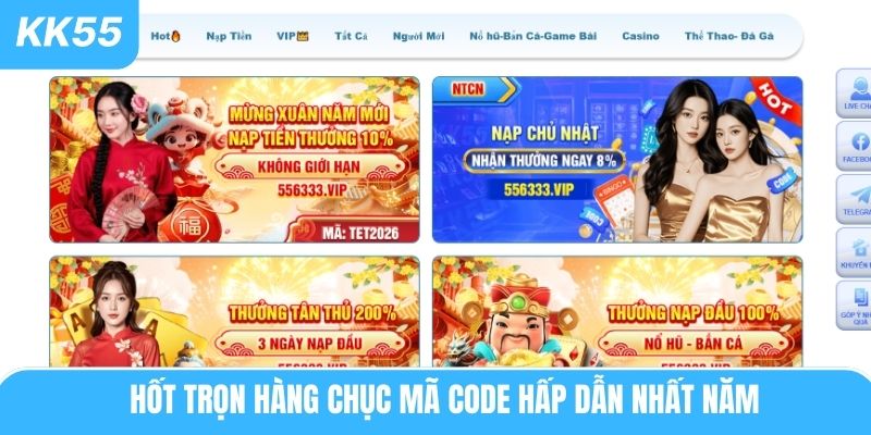 Hốt trọn hàng chục mã code hấp dẫn nhất năm